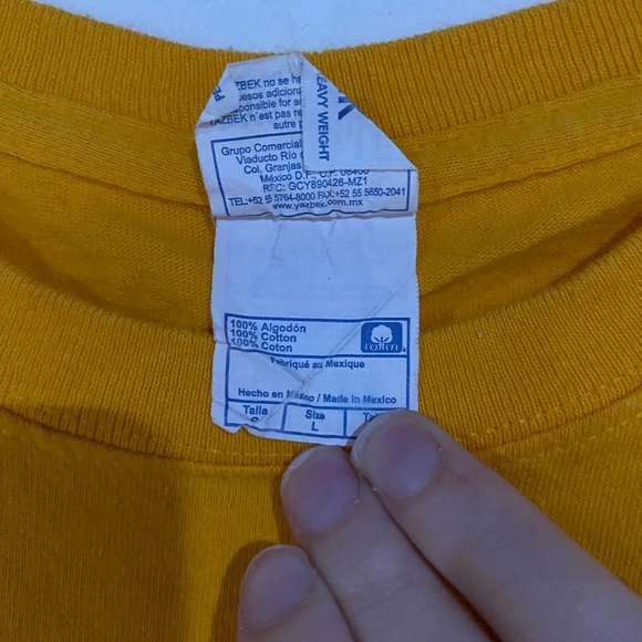 Yellow Graphic T-Shirt large - Picture 3 of 3